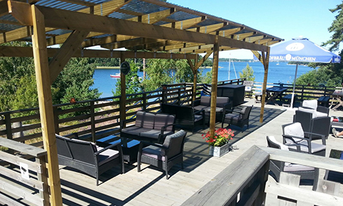 Restaurants and cafés in the Stockholm archipelago.